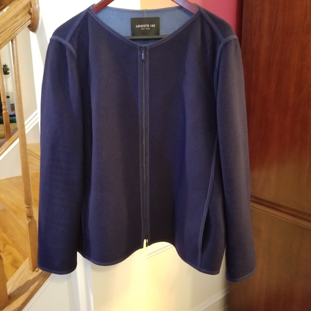 Lafayette 148 Wool Cashmere Jacket XXL